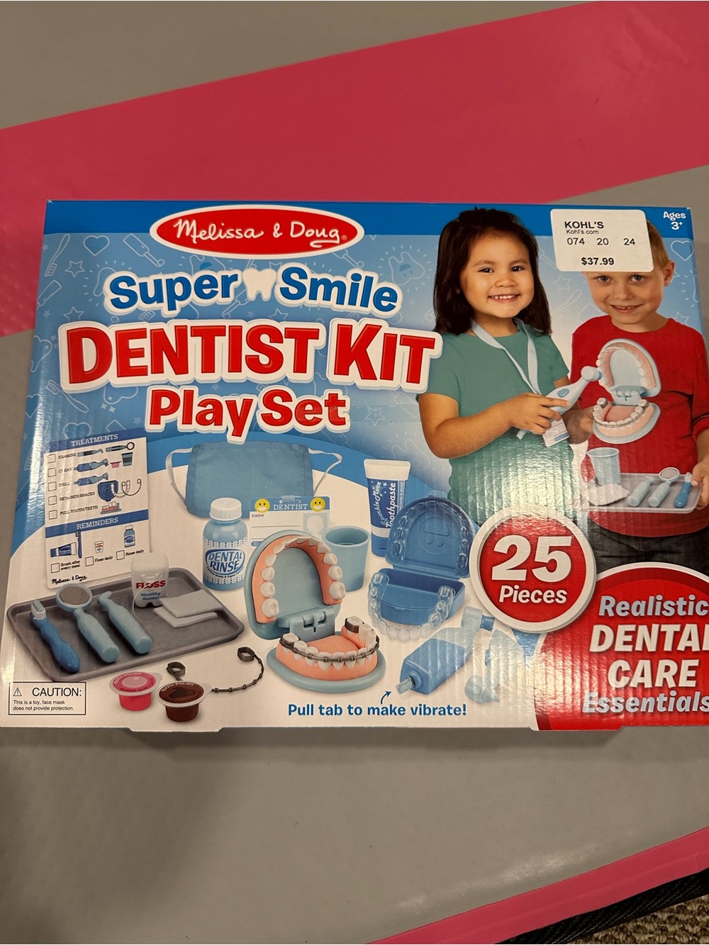 Melissa & Doug Super Smile Dentist Kit Play Set!